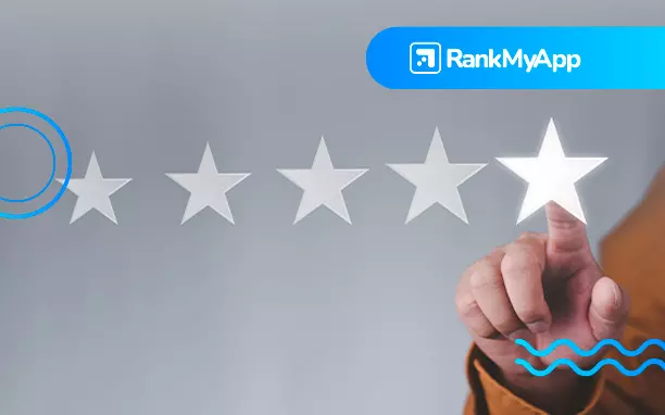 Illustrative art referring to app ratings