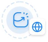 Icon of the delivery made by RankMyApp with complete media management