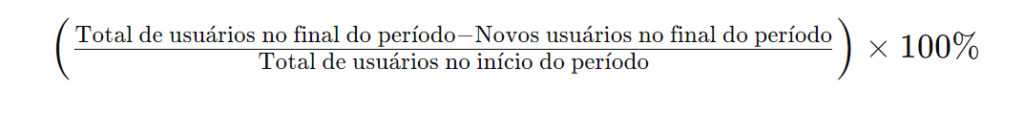 Fórmula simplificada do Churn