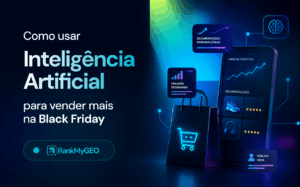 Imagem com o título "Como usar Inteligência Artificial para vender mais na Black Friday"